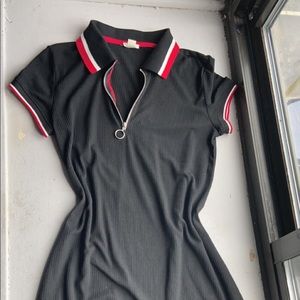 90s collar dress